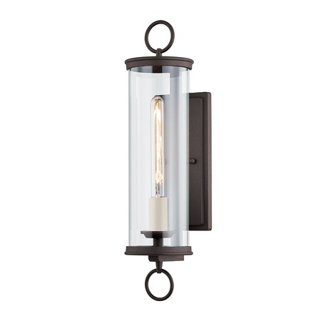 Troy Lighting Aiden 1 Light Wall Sconce 5.75 In. Textured Bronze B7302-TBZ