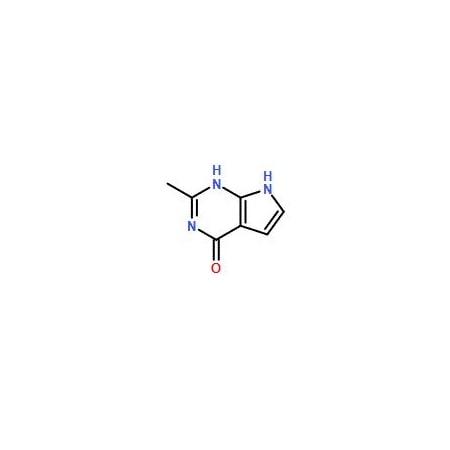 Ak Scientific 2-Methyl-1H-pyrrolo[2, 3-d]pyrimidin-4(7H)-one (250mg), CAS 89792-11-0 4887AC-250mg