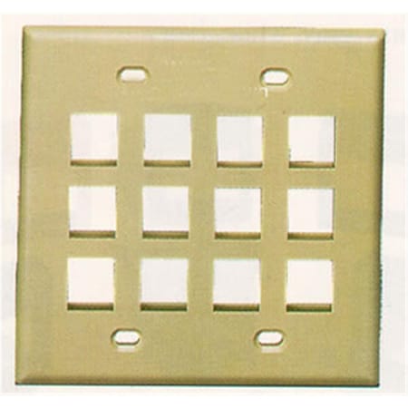 Icc -FACE-12-IV IC107F12IV - 12Port Face Ivory ICC-FACE-12-IV