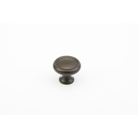 Schaub 1-1/4in Country Traditional Cabinet Knob Oil Rubbed Bronze Finish 711-10B