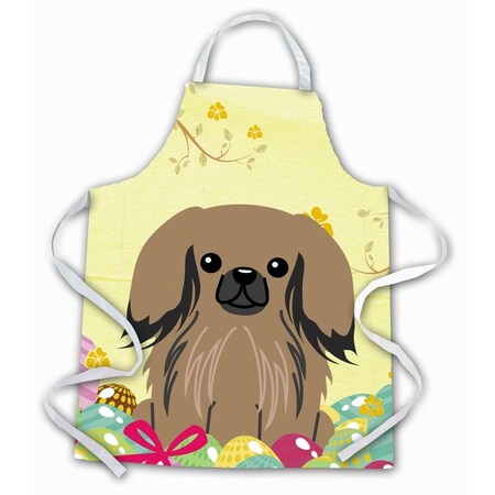 Carolines Treasures Easter Eggs Pekingnese Tan Apron BB6102APRON