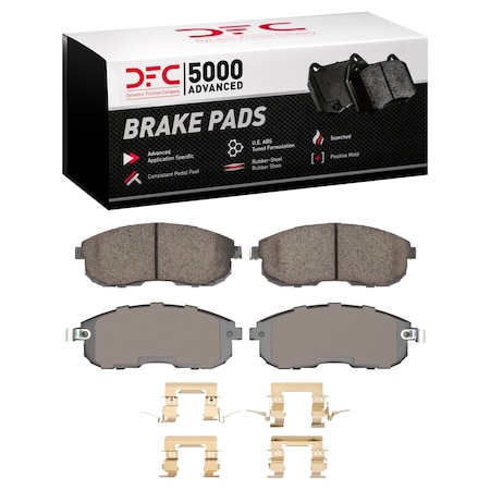 Dfc 5000 Advanced Disc Brake Pad Set, 1553-0815-02