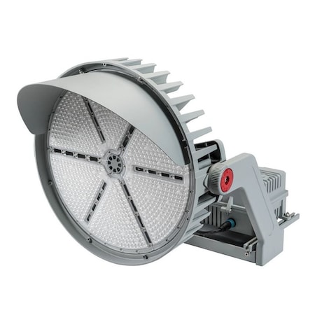 Keystone 750W LED Sports Light Flood, 5000K, 70 CRI, 30° Beam Angle, 208-480V Input, 0-10V Dimmable, Yoke Mo KT-SLFLED750HV-M1-30-YM-750-VDIM