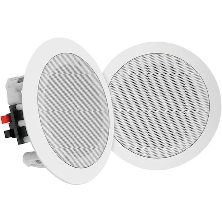 Pyle Pyle Pair 8" Bluetooth Flush Mount In-wall Speakers - Quick Connections, Polypropylene Cone, 250W PDICBT852RD