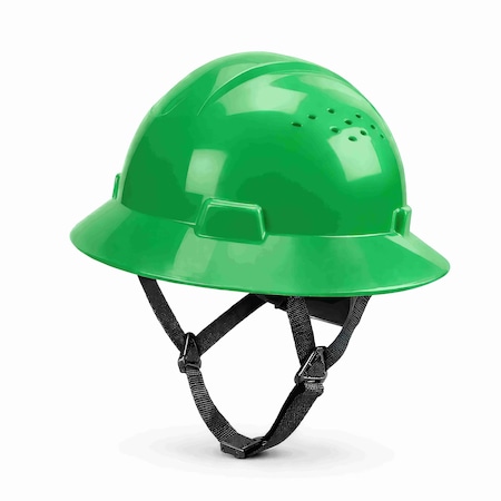 Ge Hard Hat, Vented, Green GH328N