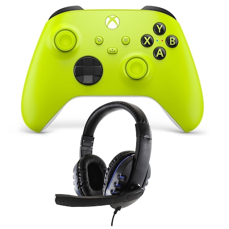 Xbox Series X/S Controller in Volt with Headset XBOX-S-X-CONTROLLER-GRN-HEADSET-WSV