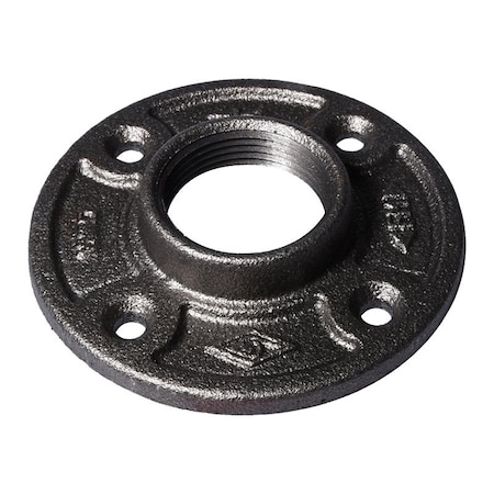 Prosource Floor Flange, 1 in, 3.8 in Dia Flange, FIP, 4-Bolt Hole, 0.28 inch 7 mm Dia Bolt Hole 27-1B
