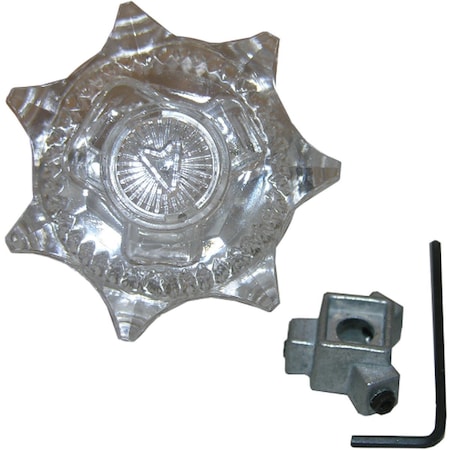 Westlake Pipe & Fittings Universal Diverter Clear Tub & Shower Handle Kit HC-73