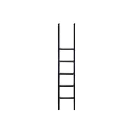 Martin Furniture Contemporary Decorative Wooden Ladder, Black IMWL402B