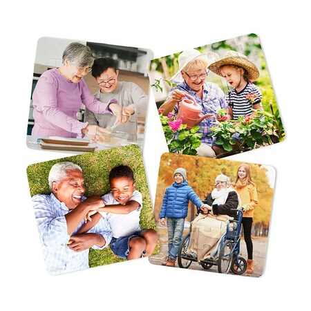 Miniland Grandparents Puzzles, 4-Puzzle Set 35272