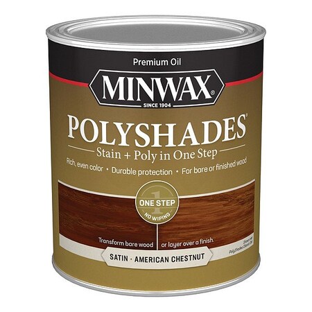 Minwax Wood Stain, 1 qt, American Chestnut 613750444