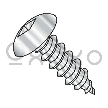 10-12X1 1/2 Square Truss Self Tapping Screw Type A Fully Threaded 18-8 Stainless Steel, 2000PK