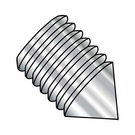 Zoro Select 10-32X1/2 Fine Sockt Set Cone 18 8 Stainless Steel, 2500Pk 1108SSNI188