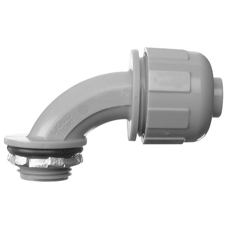 Halex Conduit Fitting Connector, 1 in, Liquid-Tight, PVC, PVC Coated 97693