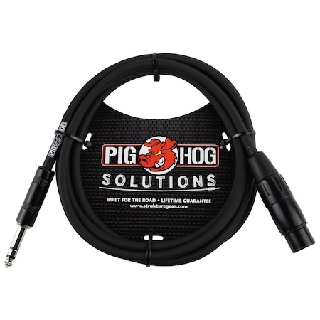 Pig Hog 6-Feet TRSMale-XLRFemale Balanced Cable PX-TMXF6