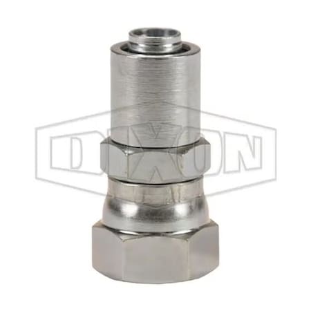Dixon Crimp Collar, 3/4 in, Female JIC Swivel, Carbon Steel, Domestic FJC-12-12