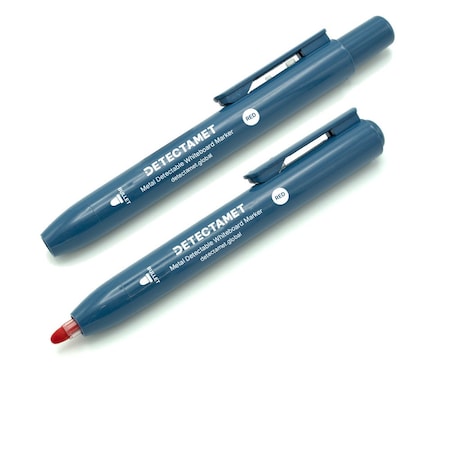 Detectamet Detectable Dry Erase Marker Set, Round Barrel, PK10 145-A05-P03-A07