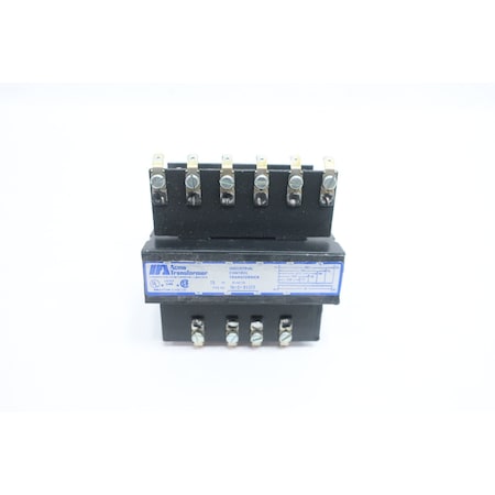 Acme INDUSTRIAL CONTROL TRANSFORMER 75VA 208/480V-AC 24V-AC 1PH TA-2-81322