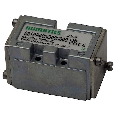 Numatics Pilot Air Control Valve, Remote Pilot 031PP400O071Z00