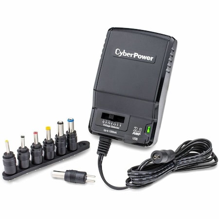 Cyberpower CPUAC1U1300 Universal Power Adapter with multiple tips CPUAC1U1300