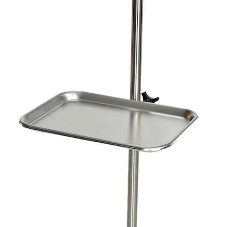 Jorgensen Laboratories IV Pole Stainless Steel Tray J1576T