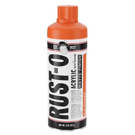 Rust-Oleum Rust-O Artist Spray Paint, Sun Kissed, Matte, 11 Oz 392211