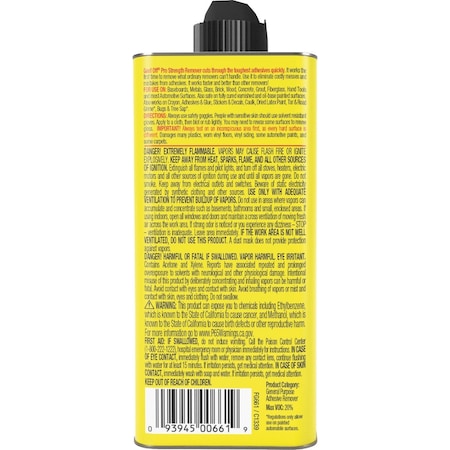 Goof Off 6 Oz. Pro Strength Dried Paint Remover FG661