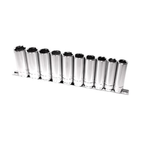 K-Tool International Metric Deep Socket Set, 10 pcs. KTI-28200