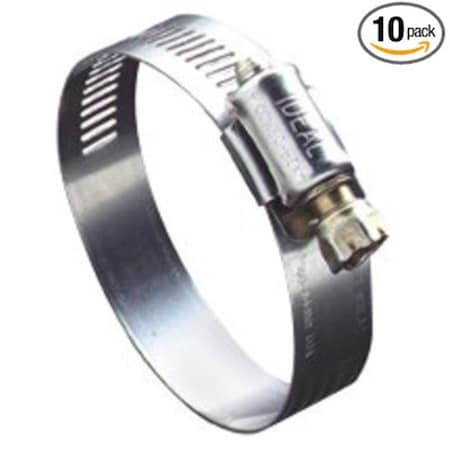 Ideal 0.43 - 1 in. 50 Series Hybrid-Gear Hose Clamp - Pack of 10, 10PK 420-5008