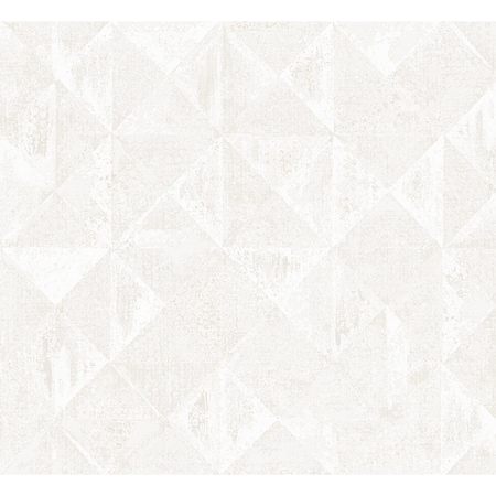 A-Street Prints Demir Dove Distressed Geometric Wallpaper 2976-86553