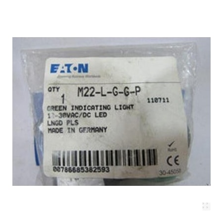 Eaton Occupancy Switches LED 30V Green M22-L-G-G-P
