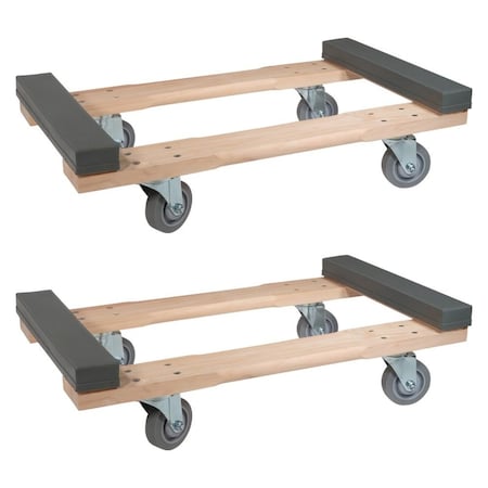Mytee Products Chicago Style Moving Furniture Dolly w/ Non-Marking Casters - 18in x 32in, 2PK MD-CHICAGO1832x2