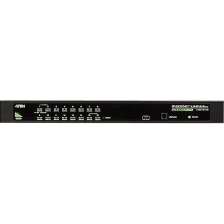 Aten Aten CS1316 KVM Switch - 16 x 1 - 16 x SPHD-15 Keyboard/Mouse/Video - 1U - Rack-mountable CS1316