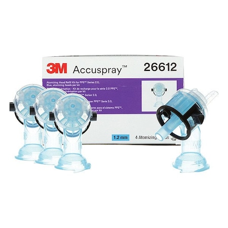 3M Blue Head Refill, Atomizing Type, PK4 26612