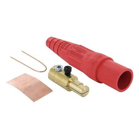 Leviton Single Pole Inline, 400 A, Male, Red 16D23-UR