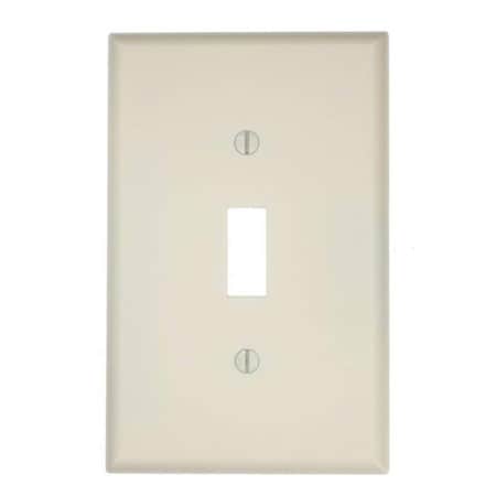 Spark Toggle Switch Wallplate, Light Almond SP435053