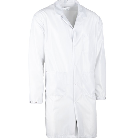 Uniform Technology StatMaster Long ESD Lab Coat BR5-47WH-S