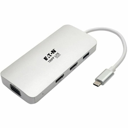 Tripp Lite USB C Docking Station w/USB Hub, 2x HDMI, VGA, PD Charging 1080p U442-DOCK12-S