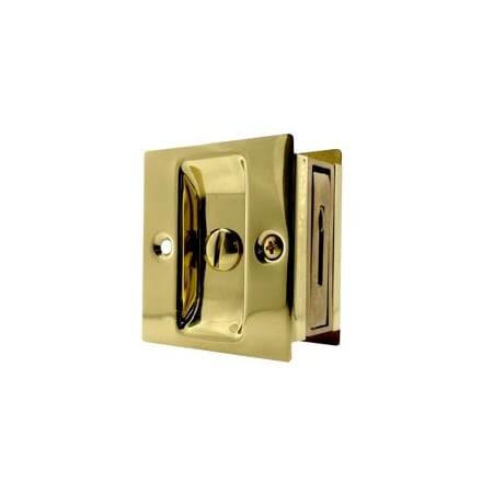 Trimco Pocket Door Privacy, 1-3/8in Door Only, 605/US3 Bright Brass 1065.605