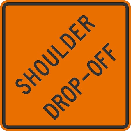 Lyle W8-9A, Shoulder Drop Off, 30x30, High Intensity Prismatic, Yellow G-15362-HI_30x30