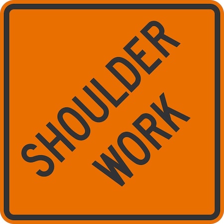 Lyle W21-5, Shoulder Work, 30x30, High Intensity Prismatic, Orange G-15291-HI_30x30