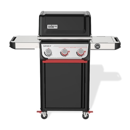 Weber Gas Grill, 31,000 Btu , Liquid Propane, 3-Burner, 360 sq-in Primary Cooking Surface, Black 1500792