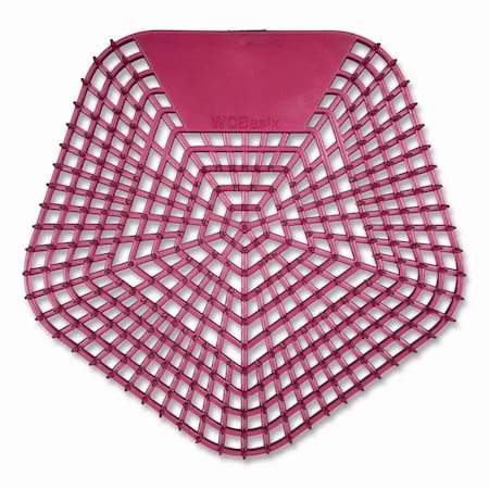 Boardwalk Anti-Splash Urinal Screen, Apple Cinnamon Scent, Red, 0.11 oz, 10PK WCBX-P-010I010I-01-AAS80-