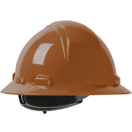 Dynamic Full Brim Hard Hat with HDPE Shell, 4-Point Textile Suspension and Wheel Ratchet Adjustment 280-HP641R-12