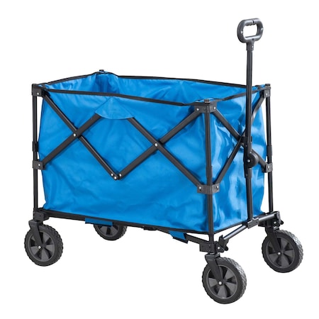 Sunjoy Odell Collapsible Folding Wagon Cart with Wheels A408000900