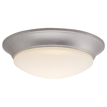 Boston Harbor Boston Harbor CL502-AC Ceiling Light Fixture, 120 V, LED Lamp, Brushed Nickel Fixture CL502-AC