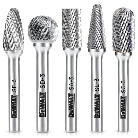 Dewalt CARBIDE BURRS SIZE 3, 5PK DXCBTJ3-5