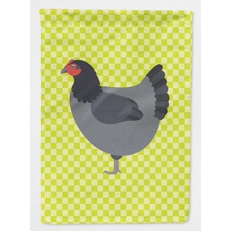 Carolines Treasures Jersey Giant Chicken Green Flag Garden Size BB7661GF