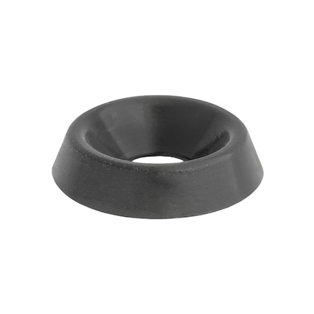 Auveco #8 Nylon Finishing Washer - Black, 50PK 13719