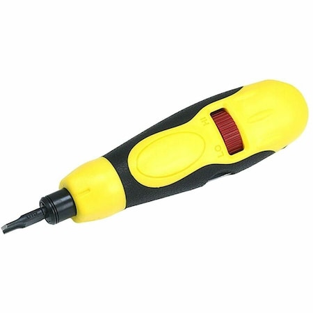 Monoprice Punch-Down Impact Tool for 66 and 110/88 Type - 7.1" Length - Locking Blade 7043